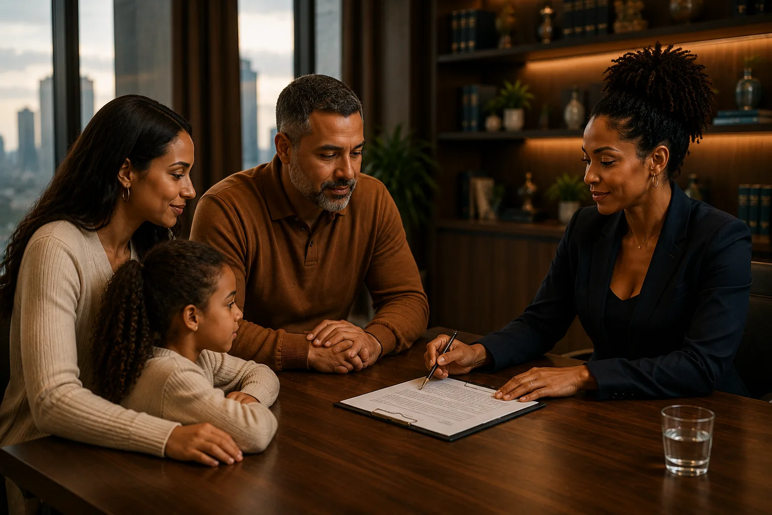 Atendimento jurídico humanizado a uma família